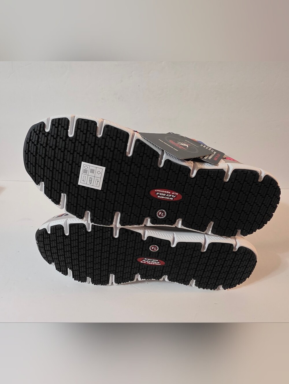 Sketchers Womans Work Comfort Flex Waggey Sneakers Size 10 NWT - Picture 9 of 11